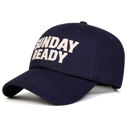 Trendy Embroidered Baseball Cap for Men & Women, Adjustable Snapback Hat for Casual Wear - color: Navy