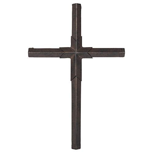 Dicksons Patina Bronze 15 x 12 inch Metal Wall Cross