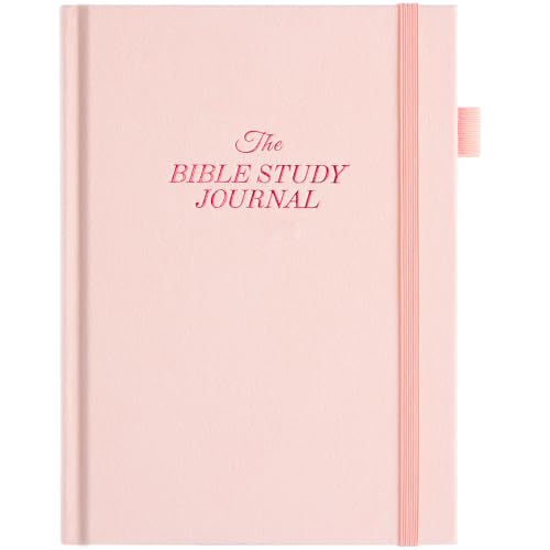 JUBTIC Bible study guide, Sermon & Scripture Journal for Women Pink,A5 - color: Pink