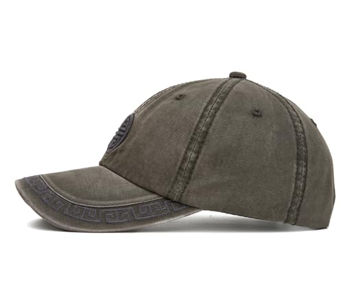 Quanhaigou Baseball Cap Dad Hat Adjustable Fashion Hats for Men Women Polo Trucker Unisex Style Headwear - color: Chinese Symbol Green