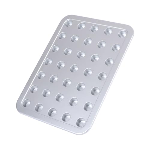 Silvertone Communion Tray Holds 35 Cups, Church Serving Tray
