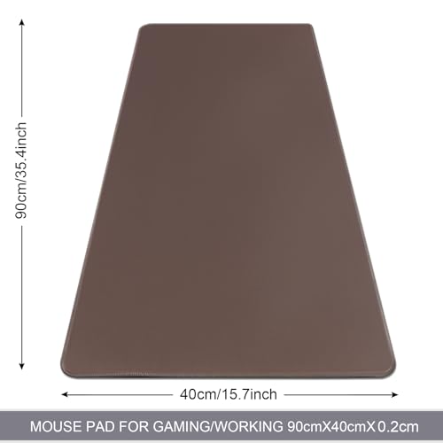 XXL Gaming Mouse Pad 35.4x15.7 Professional Large Mouse Pad & Computer Game Mouse Mat-90x40 Chocolateus - color: Chocolateus, size: 35.4L x 15.7W inches