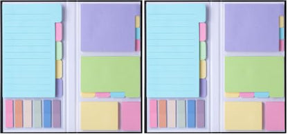 Mr. Pen- Sticky Notes Set, 820 Pack, Ruled - color: Pastel, size: 1 Set (Pack of 2)