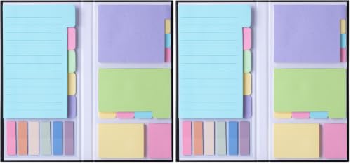 Mr. Pen- Sticky Notes Set, 820 Pack, Ruled - color: Pastel, size: 1 Set (Pack of 2)