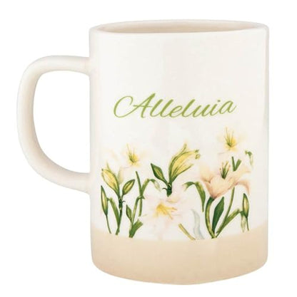 Faithworks Christian Gifts - Large Inspirational Ceramic Stoneware Mug Coffee Cup, 17-Ounces, He Is Risen - color: He Is Risen