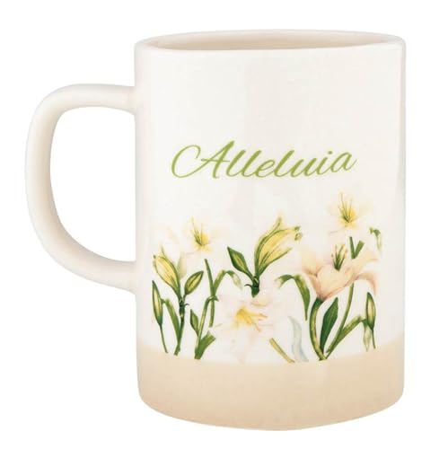 Faithworks Christian Gifts - Large Inspirational Ceramic Stoneware Mug Coffee Cup, 17-Ounces, He Is Risen - color: He Is Risen
