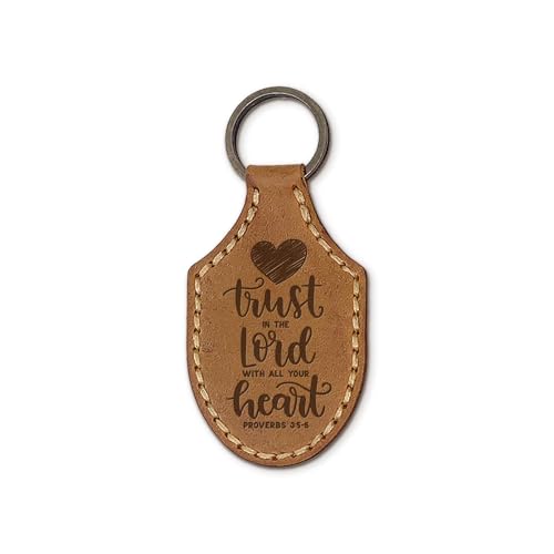 Logos Trading Post Bible Verse Keychain - color: Trust in the Lord