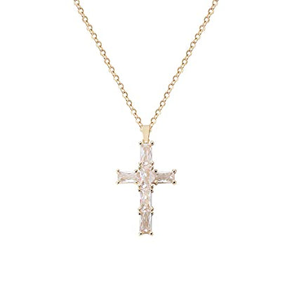 Cross Pendant Necklace for Women Jewelry Gold Cross Necklaces for Women Cross Necklace Minimalist Trendy Jewelry Valentines Day - style: CN13