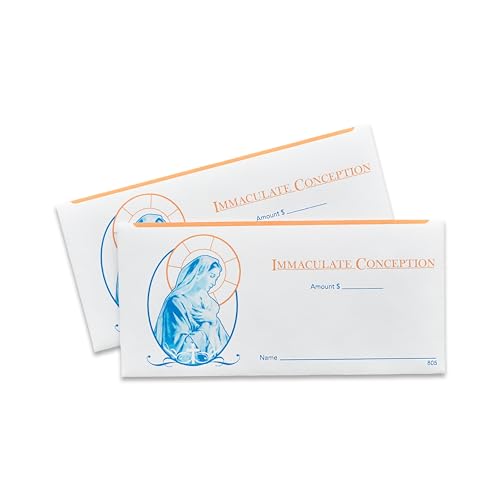 Immaculate Conception Offering Envelopes for Church (100)