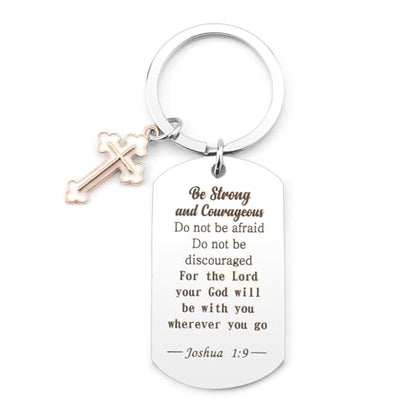 Christian Keychains Cross Keychain Bible Accessories Gifts Christian Gifts Religious Gifts - color: Bible Gifts
