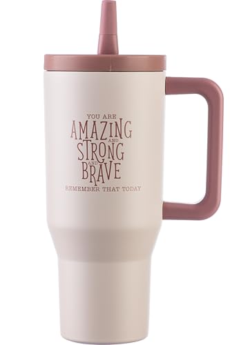 DIVERSEBEE 30 oz Insulated Stainless Steel Tumbler with Lid (Blush) - color: Blush, size: 30 Ounces