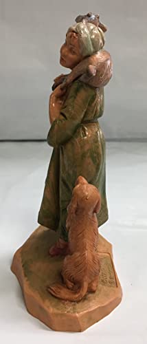 Fontanini by Roman Inc., Ethan The Shepherd, 5" Shepherd Collection, Nativity Figure and Accessories, Hand Sculpted and Painted