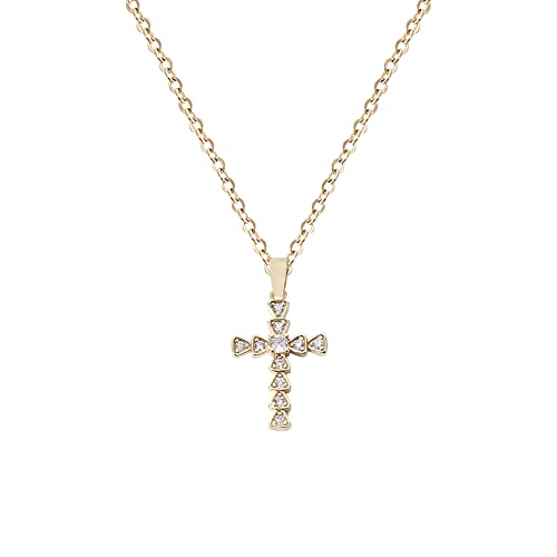 Cross Pendant Necklace for Women Jewelry Gold Cross Necklaces for Women Cross Necklace Minimalist Trendy Jewelry Valentines Day - style: CN10