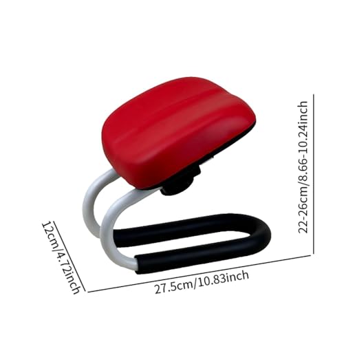 Menolana Meditation Stool Prayer Stool Adjustable Height Versatile Kneeling Benches Meditation Bench Practices for Home Women Praying - color: Red
