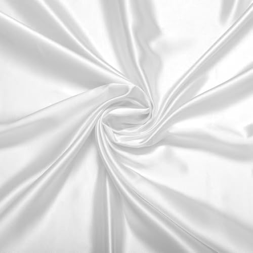 5pc 26'' lap scarf silk feeling fabric lap scarves with lace trims lap handkerchief lap covers lap skirts for women in church - color: White