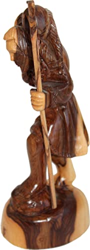 Holy Land Imports Olive Wood The Good Shepherd Statue