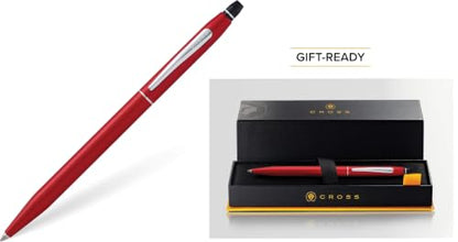 Cross Click Refillable Ballpoint Pen, Medium, Crimson Lacquer - color: Red