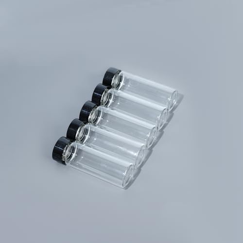 30ml Clear Glass Vials with Screw Caps 10PCS - style: 30ml-10pcs