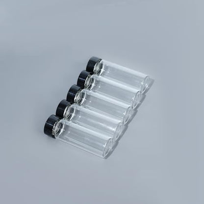30ml Clear Glass Vials with Screw Caps 10PCS - style: 30ml-10pcs