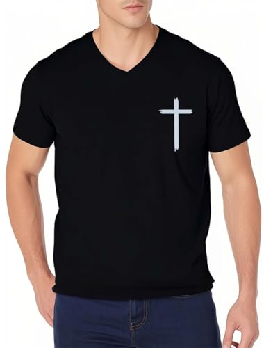 Living Proof of A Loving God T-Shirt, Living Proof of A Loving God Shirt, Jesus Shirts for Women Man, Lively Tshirt - color: Black-v, size: 3X-Large