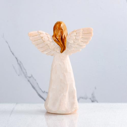 Retirement Gift for Woman, 5.5” Resin Angel Figurine - Retirement Gifts - color: Retirement Gifts