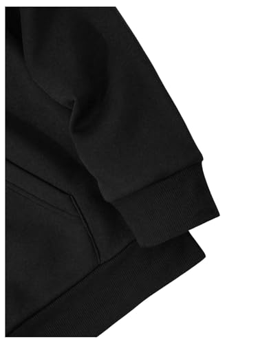 Floerns Men's Long Sleeve Hooded Casual Y2K Graphic Hoodies Sweatshirt - color: Black Cross, size: Medium