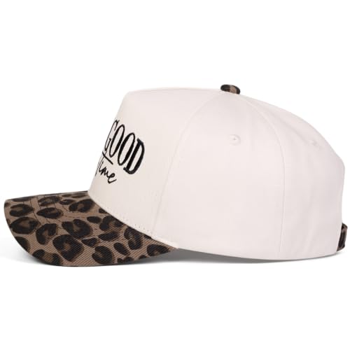 Trendy Embroidered Baseball Cap for Men & Women, Adjustable Snapback Hat for Casual Wear - color: Leopard Rrint Black 76
