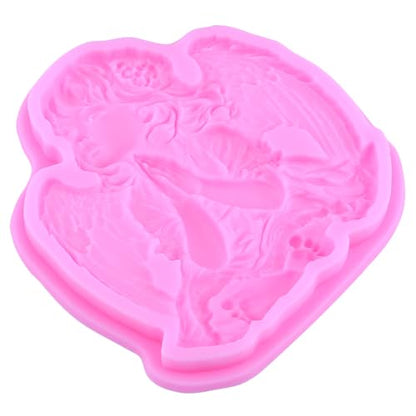 Angels Clouds Silicone Mold Cherubic Angels Fondant Mold