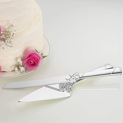 Lenox True Love Silverware Cake Knife & Server Dessert Set, 2-Piece - style: Dessert Set