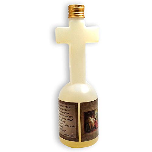 LION OF JUDAH MARKET Spiritual Blessing Anointing Oil 125 ml in Cross Bottle Made in Jerusalem