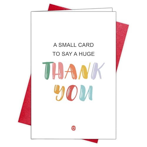 Thank You Cards with Envelopes, Appreciation Cards for Coworkers Friends - color: DXI#043