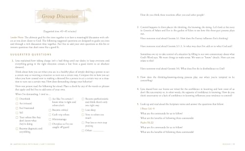 Making Peace with What I Can't Control Bible Study Guide plus Streaming Video: Find Relief from the Exhaustion of Overthinking, Trying to Fix Others, and Wanting to Figure It All Out