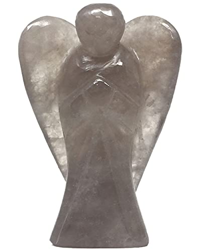Nelson Creations 2 Inch Smoky Quartz Guardian Angel Figurine - color: Smoky Quartz