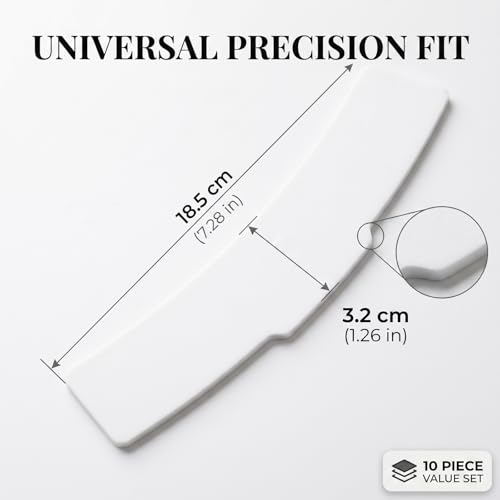 10PCS Clergy Shirt Insert Tab Collars White Priest Collar Tabs for Men and Women Soft Foam Waterproof Clerical Shirt Inserts for Pastors, Deacons, and Religious Ceremonies