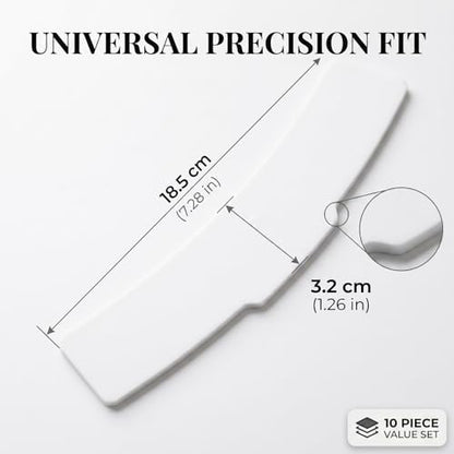 10PCS Clergy Shirt Insert Tab Collars White Priest Collar Tabs for Men and Women Soft Foam Waterproof Clerical Shirt Inserts for Pastors, Deacons, and Religious Ceremonies