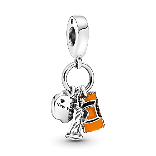 Sport Religious Charm 925 Sterling Silver Pendant,Jewelry Beads Gifts for Women Bracelet&Necklace - color: Statue of Liberty
