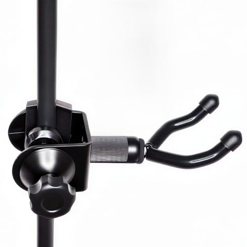 Ukulele Hanger, Ukulele/Mandolin/Banjo Holder Attachment for Microphone Stands,Ukulele Wall Mount Stand