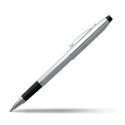 Cross Century II Lustrous Chrome Rollerball Pen, Medium Point, Black Ink - color: Lustrous Chrome
