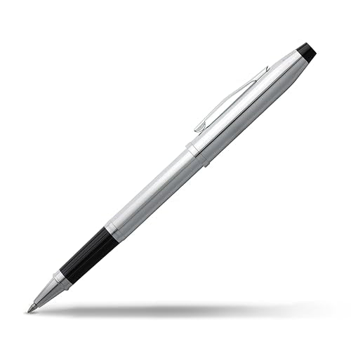 Cross Century II Lustrous Chrome Rollerball Pen, Medium Point, Black Ink - color: Lustrous Chrome