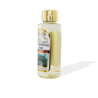 Bible Land Treasures Anointing Oil 2-Pack Bottles Set - Jeruslem of Gold -Frankincense, Myrrh & Spikenard & Temple - 50ml Each (1.69 fl oz) – Biblical Scents for Prayer & Worship from The Holy Land