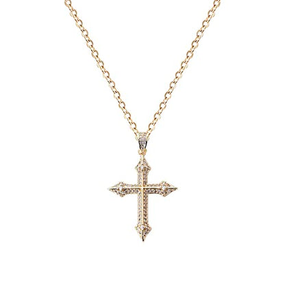 Cross Pendant Necklace for Women Jewelry Gold Cross Necklaces for Women Cross Necklace Minimalist Trendy Jewelry Valentines Day - style: CN9