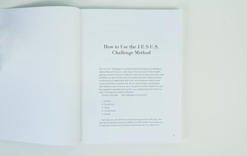 The JESUS Challenge: A 31-Day Prayer Journal to Grow Your Relationship with God