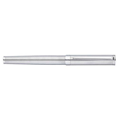 Sheaffer Intensity Engraved Chrome Fountain Pen with Chrome Cap, Trim, and Medium Nib - color: Engraved Chrome, style: Fountain Pen, Medium Nib