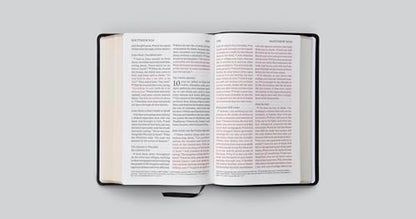 ESV Giant Print Personal Size Bible, Red Letter (Genuine Leather, Black): Holy Bible, English Standard Version