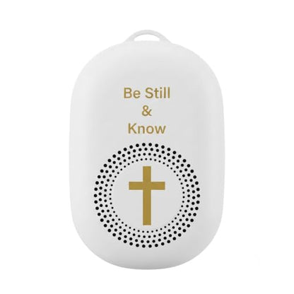 Upgraded KJV Audio Bible Player, 1189 Separate Tracks, Mood Bible, Portable Talking Electronic Bible with MicroSD, King James Version New & Old Testament, Gifts for Seniors, White - color: White