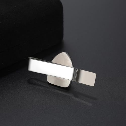 Stainless Steel Tie Clip for Men: Christian Cross Lion Compass Tie Bar Business Tie Clasp for Wedding Office Meetings Graduation - style: Praying Hands Tie Clip