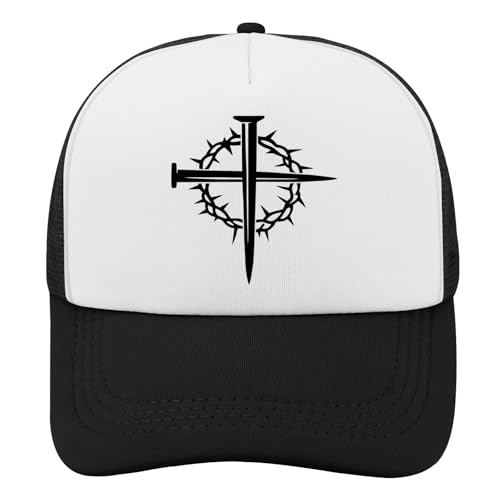 Y'Alls Need Jesus Hats Funny Cap for Grandma - color: Jesus Cross Nailallblack6
