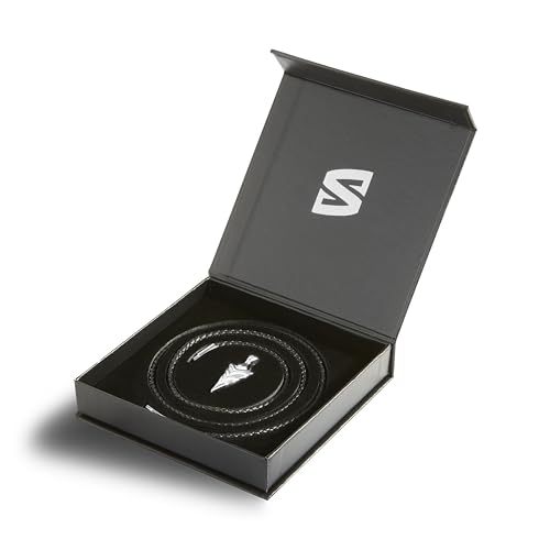 SERASAR Premium Leather Necklace Men | Stainless Steel Pendant | Secure Clasp | Three Colors | Jewelry Box Included - color: Silver, size: 60cm, style: Arrow