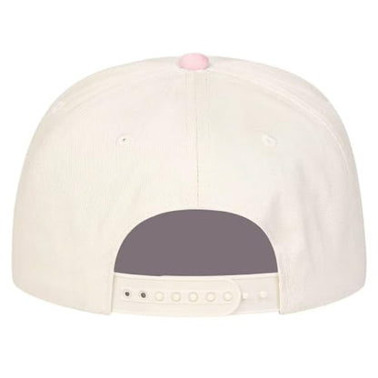 Trendy Embroidered Baseball Cap for Men & Women, Adjustable Snapback Hat for Casual Wear - color: Dad's Tab|pinkbeige