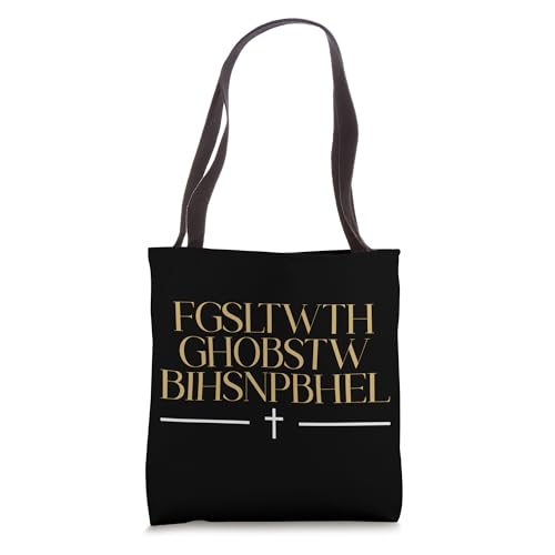 Fgsltwthghobstwbihsnpbhel I Love Jesus Christ Christian Tote Bag